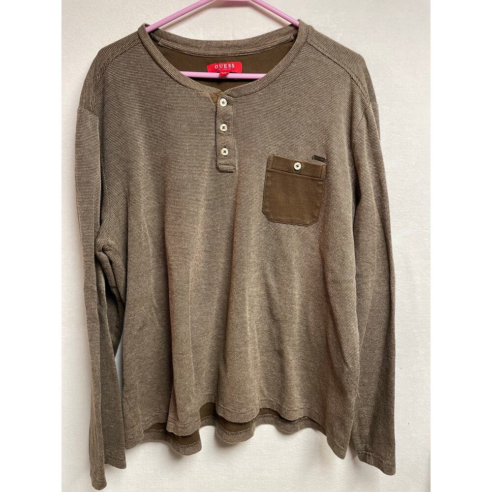Guess Los Angeles XXL long sleeve brown‎ men’s shirt